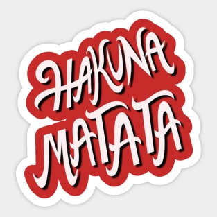 Hakuna matata Sticker